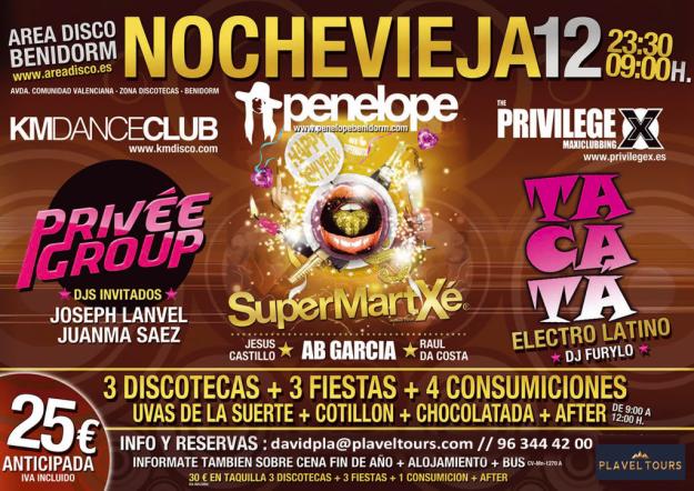 Entradas Nochevieja Discotecas y Salas 2012