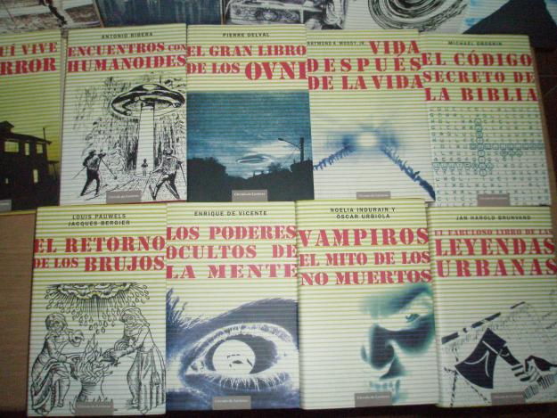 COLECCION LIBROS MISTERIO Y ENIGMAS