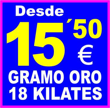 COMPRO ORO ELCHE TORREVIEJA ELDA ALICANTE BENIDORM VILLENA - PAGO 