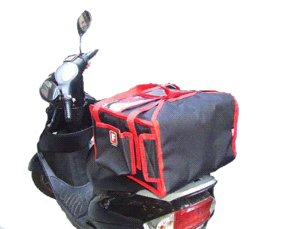 AD Bolsa Termica CAJON MOTO envio domicilio reparto cajas pizza, delivery comidas caliente