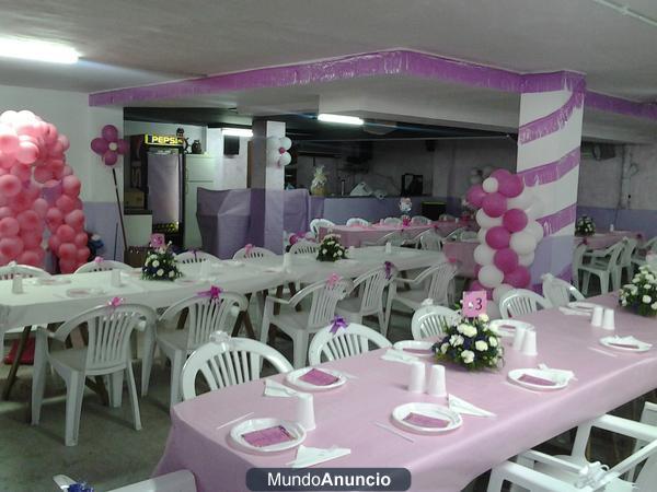 ALQUILO BAJO PARA  TODO TIPO DE FIESTAS comuniones bautizo boda