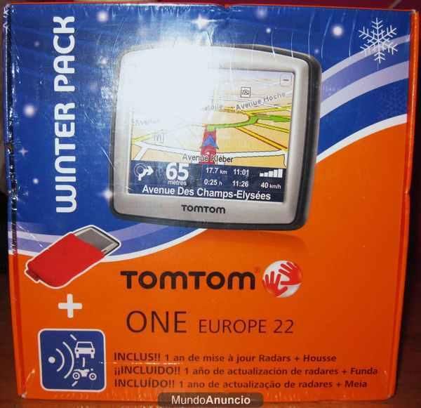 Nuevo precintado tomtom one v4 mapa de europa i radars