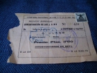 Billete Especial de tren Concentración de la J.O.N.S. 1938 - mejor precio | unprecio.es