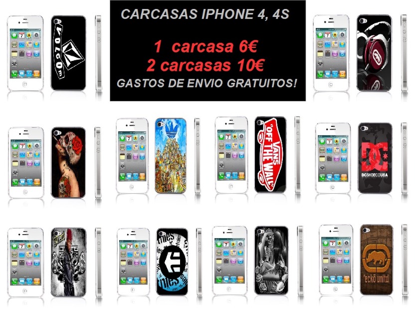 Carcasas Iphone 4,4s Vans, Dc, Ecko, Volcom, Etnies...