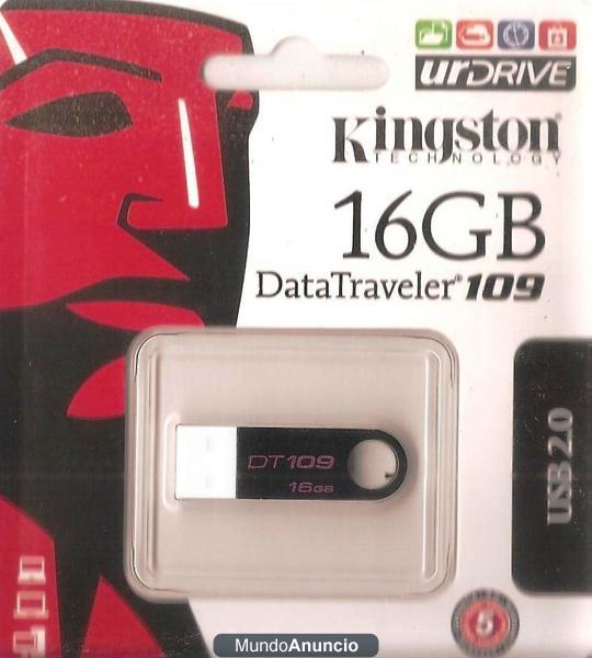 pendriver de 16gb marca kingstone alta velocidad 2.0 usb