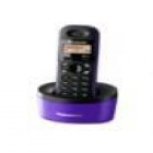 telefono inalambrico digital dect panasonic kx-tg1311spv, mono, violeta - mejor precio | unprecio.es