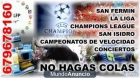 Vendemos Entradas y Abonos para todo Tipo de Eventos-Champions-Final de Uefa y Copa del Rey,le Atenderemos a los Teléfon - mejor precio | unprecio.es