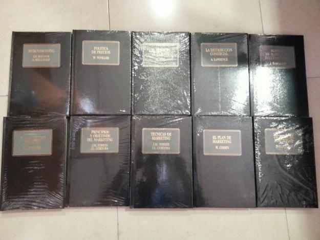 Lote 10 libros biblioteca marketing