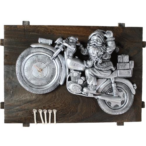 Reloj Pared mod. 2016-Hj-7092 Moto Papa Noel