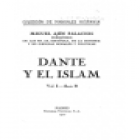 Dante y el Islam. Prólogo de Emilio García Gómez. --- Voluntad, Colección Manuales Hispania, 1927, Madrid. - mejor precio | unprecio.es