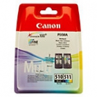 Pack cartucho negro + color Canon pg-510+cl511 - mejor precio | unprecio.es