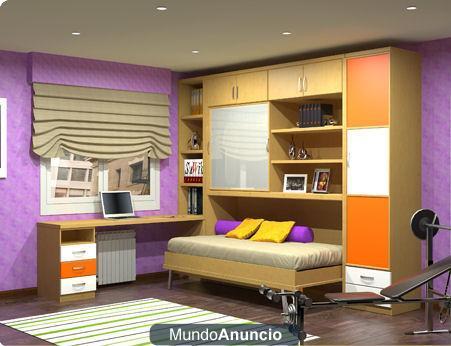 MUEBLES PARCHIS*   Literas abatibles horizontales/muebles juveniles/Camas abatibles /colchones/TOLEDO/TALAVERA