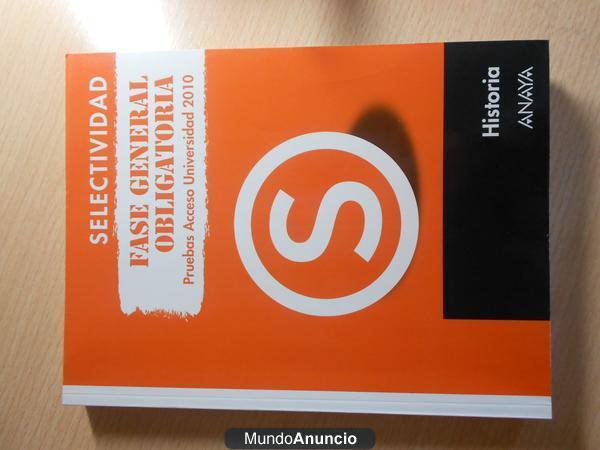 libros selectividad