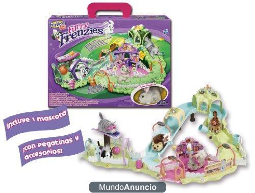 Hasbro Furry Frenzies Diversión en la gran ciudad - Circuito de juguete para Furry Frenzies