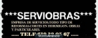 TODO REFORMAS.  ☜ ☜ SERVIOBRAS☞☞PARTICULAR/EMPRESAS. - mejor precio | unprecio.es