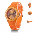 Reloj unisex de silicona naranja - mejor precio | unprecio.es