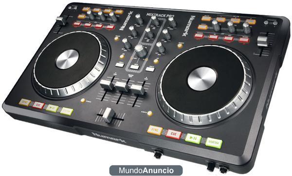 Controlador Dj (Numark Mixtrack Pro) y Monitores de estudio