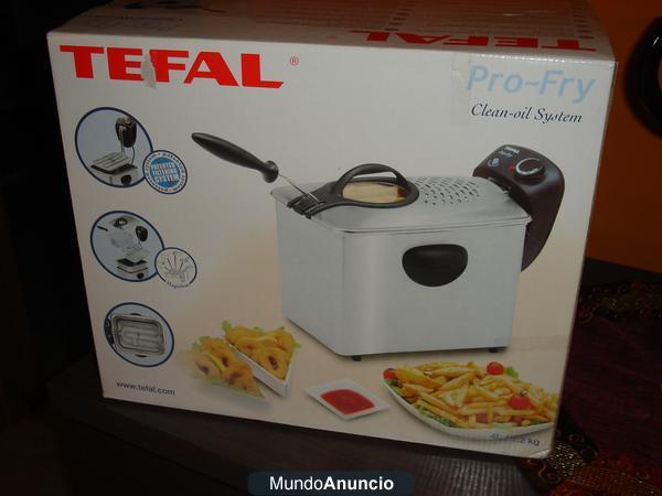 Freidora tefal pro-fry nueva sin estrenar. 40 euros.