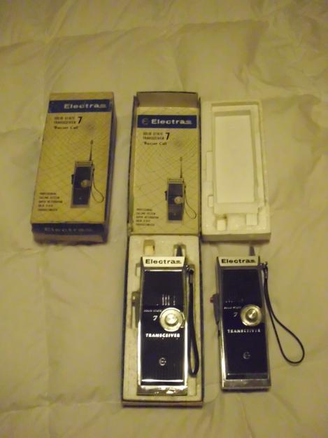PAREJA DE WALKIE TALKIE AÑOS 70