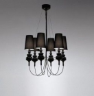 Metalarte Josephine queen 6 porcelana negro - iLamparas.com - mejor precio | unprecio.es