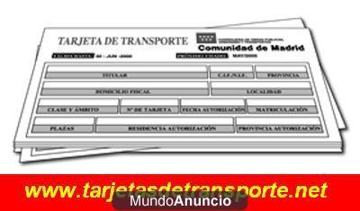 TODO SOBRE TARJETAS DE TRANSPORTE - CONSULTENOS