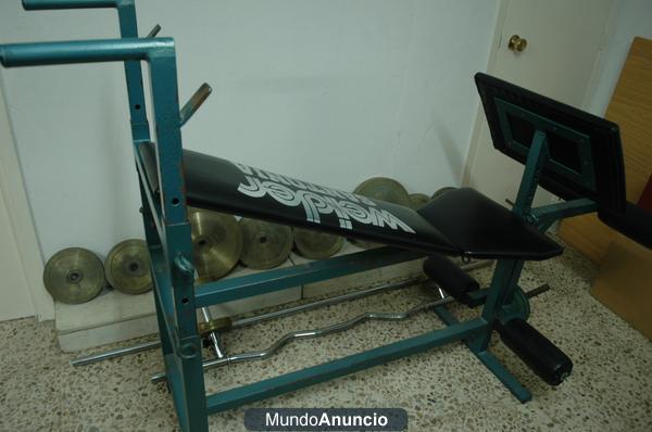 Vendo banco de musculacion.