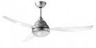 Italexport Remida Ventilador con Luz - Hoja de Plata - iLamparas.com - mejor precio | unprecio.es