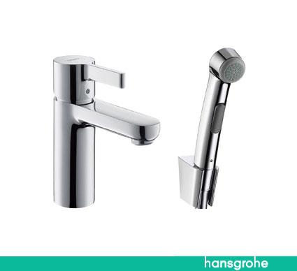 Hansgrohe - Mezclador monomando de lavabo con teleducha de bidé