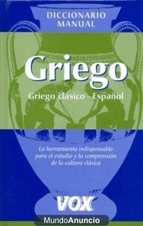 Diccionario Manual Griego clasico-Español. VOX