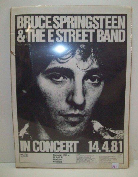 POSTER DE BRUCE SPRINGSTEEN & THE E STREET BAND