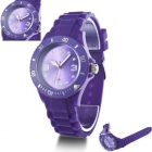 Reloj unisex de silicona lila - mejor precio | unprecio.es