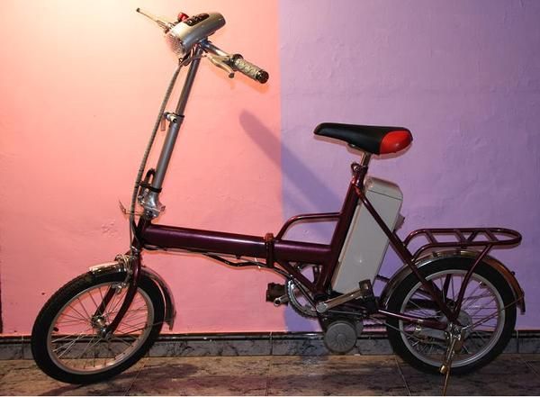 vendo bicicleta plegable con bateria
