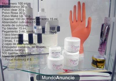 Productos para uñas de porcelana o gel