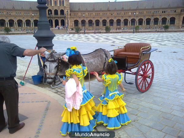 Vendo trajes de flamenca de niñas talla 5-6 y 2-3