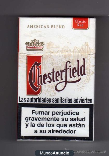 TABACO CHESTERFIELD, PALL MALL, FORTUNA RL BARATO MADRID