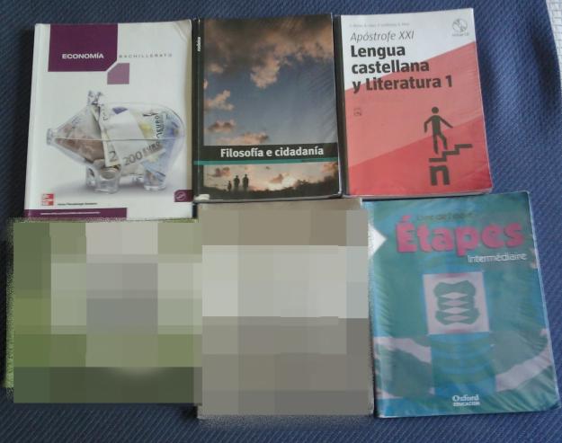 Vendo libros 1º Bachillerato