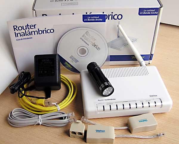Router ZyXEL P660HW-D1 ADSL2+ de telefonica  Wireless 54 Mbps  4 Puertos 10/100