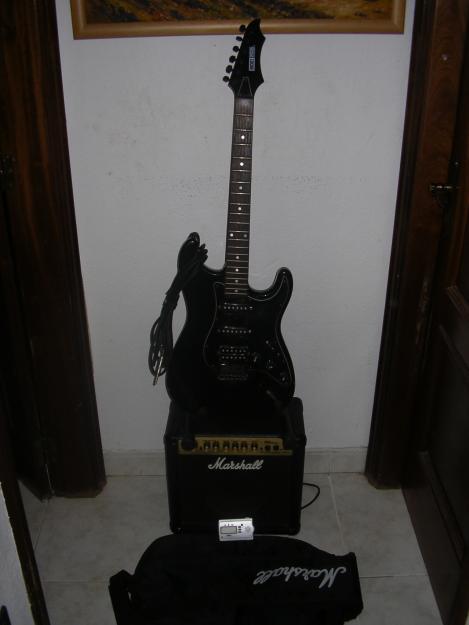 Vendo Amplificador Marshall mg15cdr + guitarra + regalos