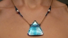 Collar vidrio de mallorca triángulo precioso nuevo - mejor precio | unprecio.es
