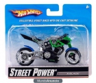 Mattel - R1090 - Vehículo sin pilas - Hot Wheels - Motos 1 / 18 - X-Street Hoja de alimentación - Gris / Verde - mejor precio | unprecio.es