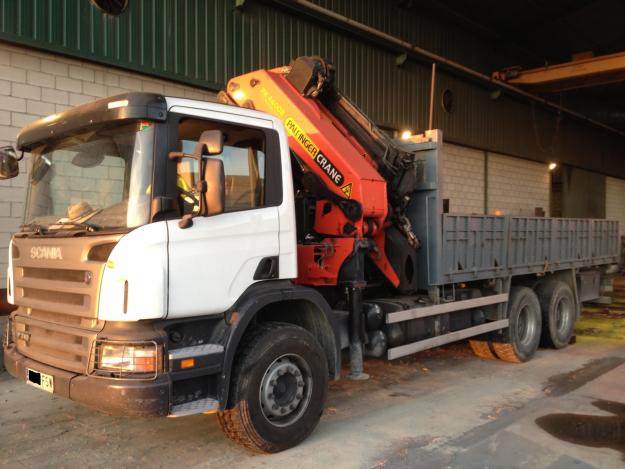 Vendo Camión-grúa Scania 6x4, + grua Palfinger 44002