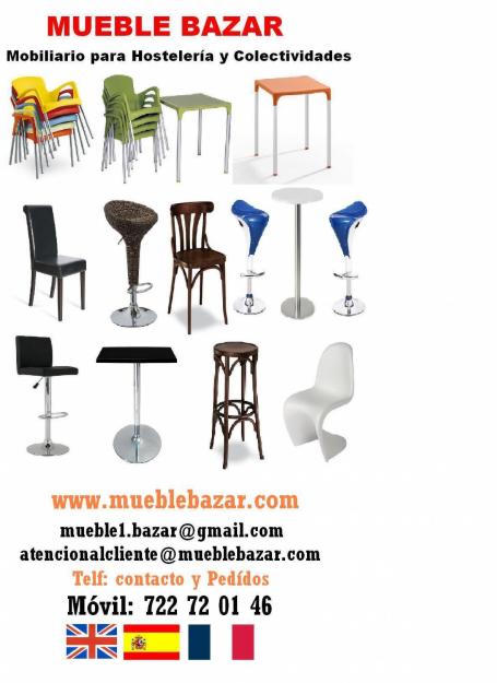 Mueble Bazar las mejores ofertas en Mobiliario para Hostelería