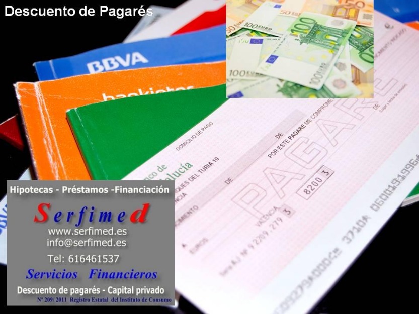 Descuenta tus pagarés en Serfimed