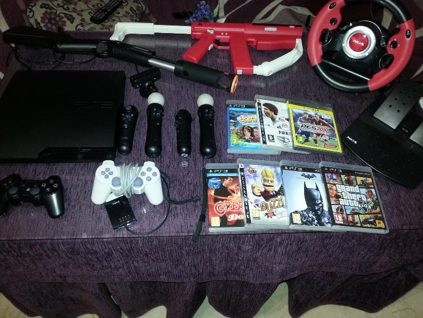 Se vende PS3 + Pack de complementos