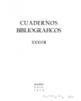 CUADERNOS BIBLIOGRÁFICOS, nº37.- Dirigida por José Simón Díaz. Estudios: Veinte años de impresiones sevillanas (1551-157