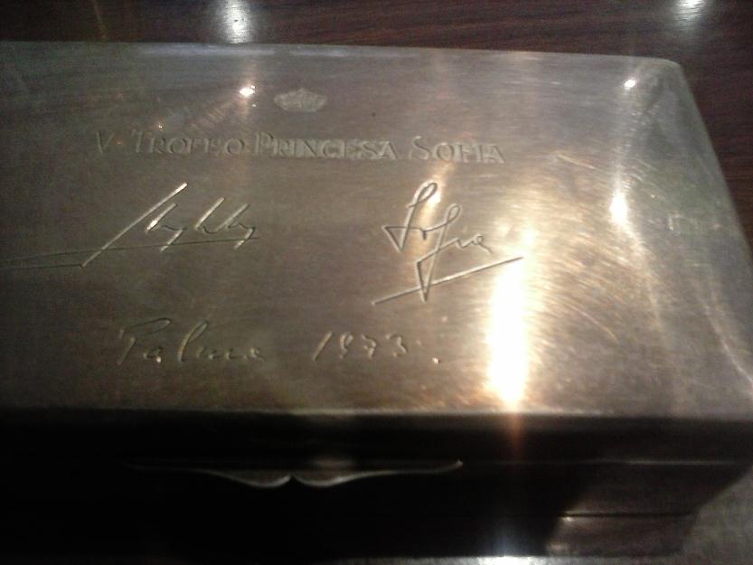 Caja de Plata Antigua regalada por el Rey Don Juan Carlos