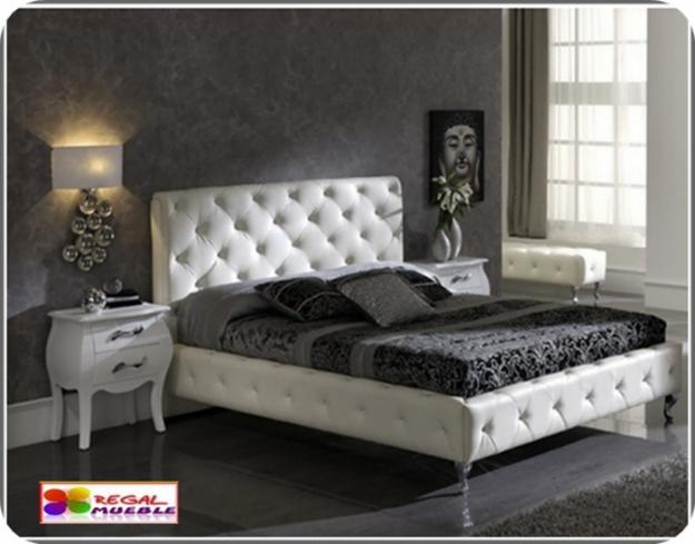 CAMA DE DISEÑO MOD.NELLY PARA COLCHÓN DE 150X190CMS