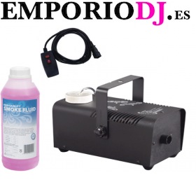 Pack maquina de humo + liquido + controlador