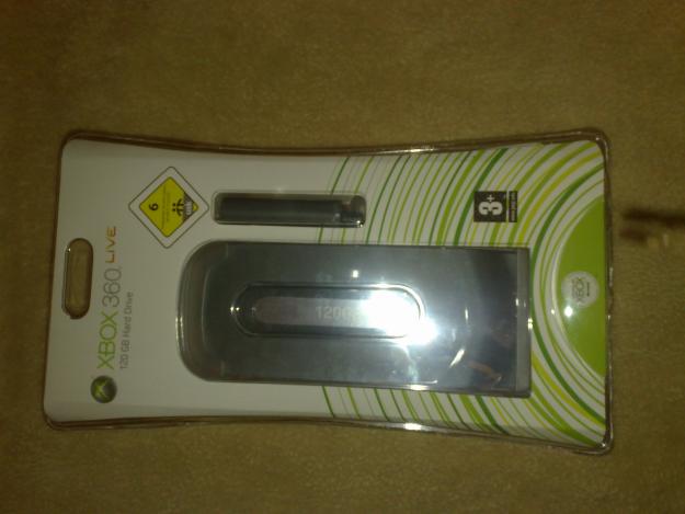 disco duro 120 gigas XBOX 360 nuevo(precintado)