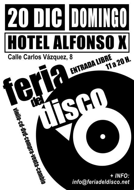 Feria de discos en Ciudad Real 20 de Diciembre 2009